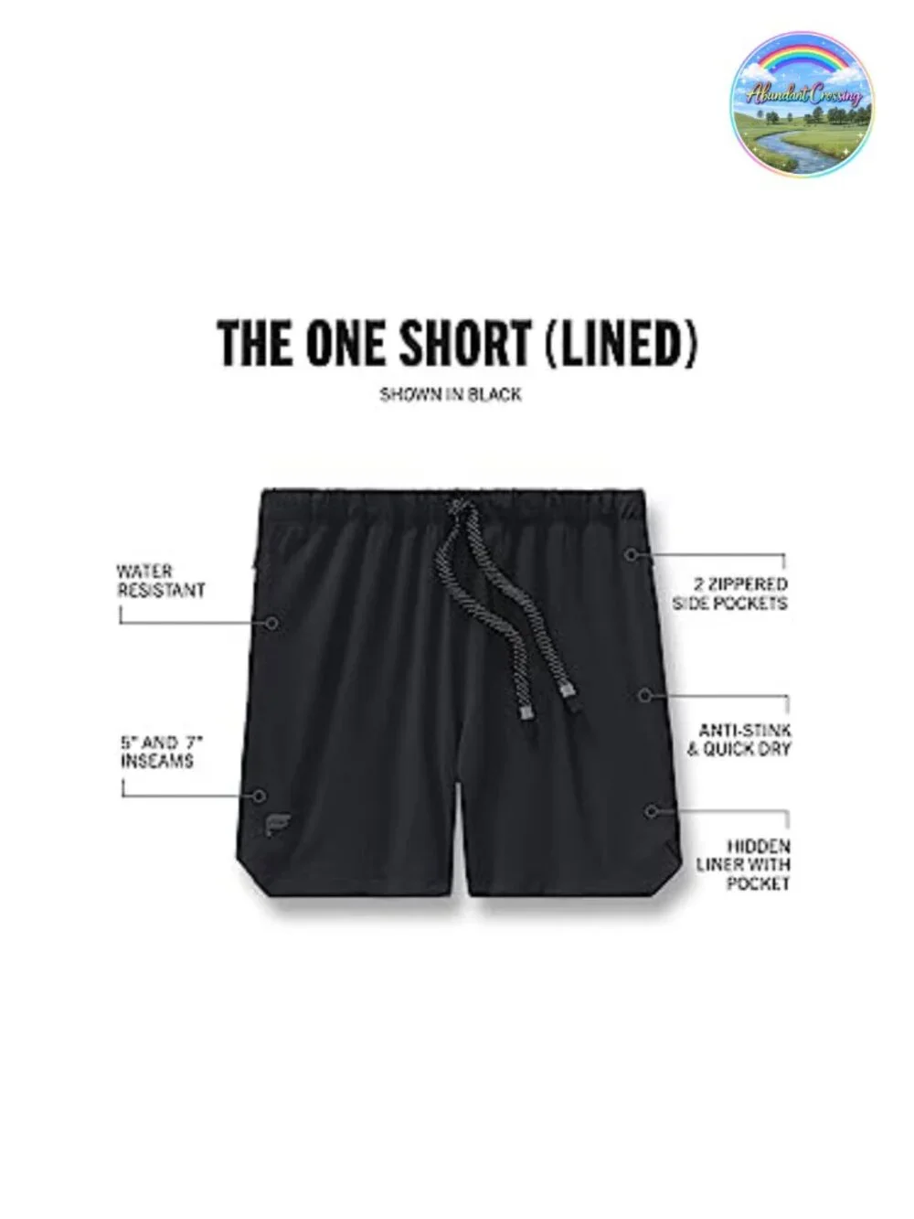 Men's Lined Athletic Shorts Quick-Dry Zip Pocket 7